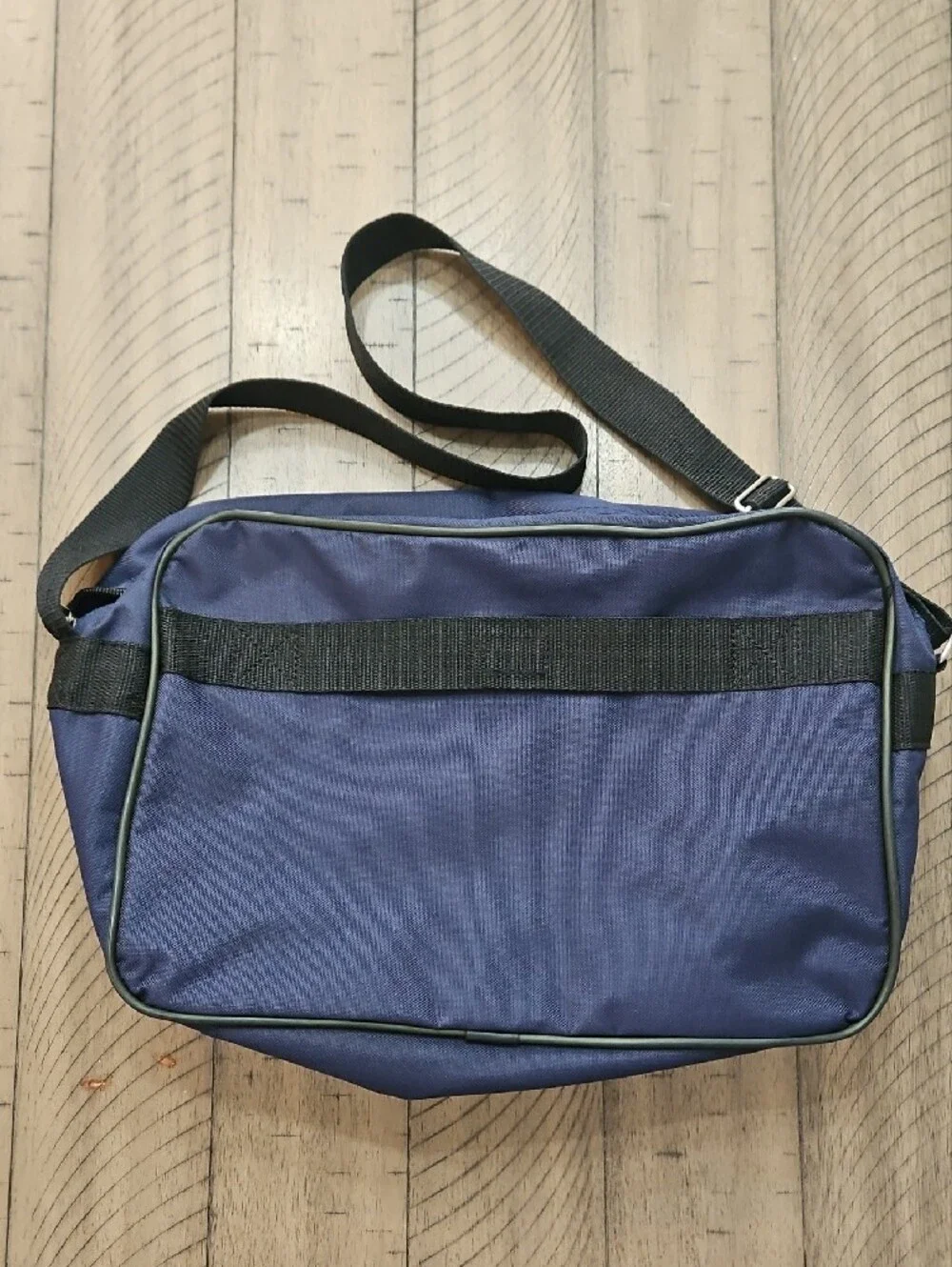American Tourister Blue and Gray Men's Shoulder Messenger Bag